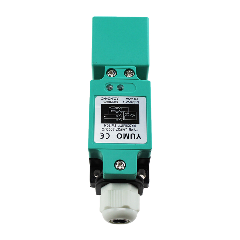Non-flush Sensor 20mm ABS Angular Inductive Proximity Sensor LMF37-2020JC 